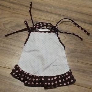 NWOT Polka Dot String-Tie Dress for Pet